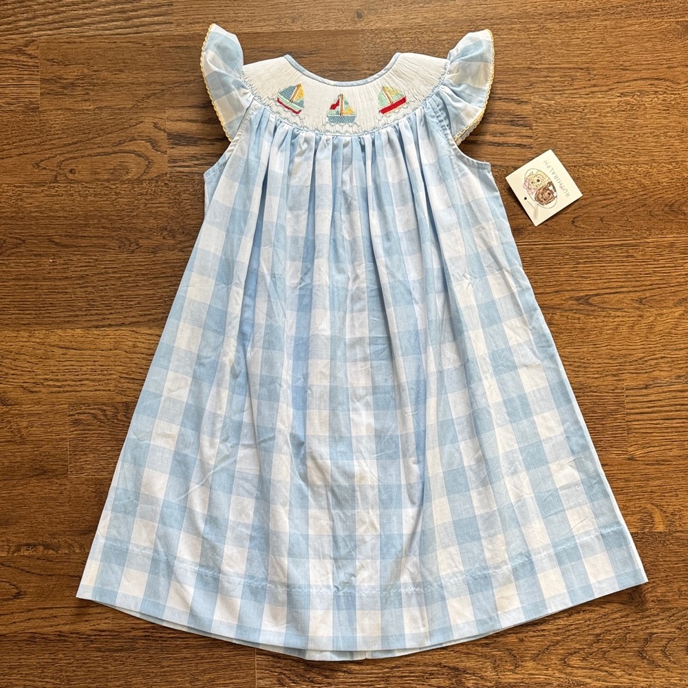 Ruth And Ralph New With Tags Smocked Sailboat Helen Dress